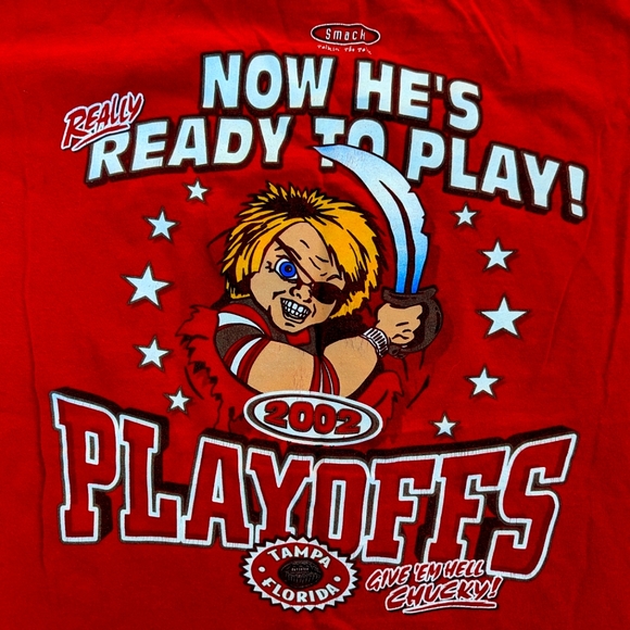 2002 Tampa Bay Playoff T-shirt - Picture 1 of 5